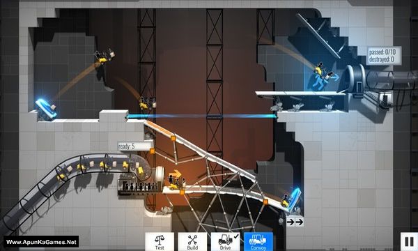 Bridge Constructor Portal Screenshot 1