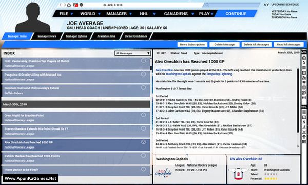 Franchise Hockey Manager 5 Screenshot 3, Full Version, PC Game, Download Free