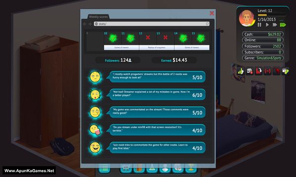 Streamer's Life Screenshot 3, Full Version, PC Game, Download Free