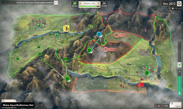 Rebel Inc: Escalation Screenshot 3, Full Version, PC Game, Download Free