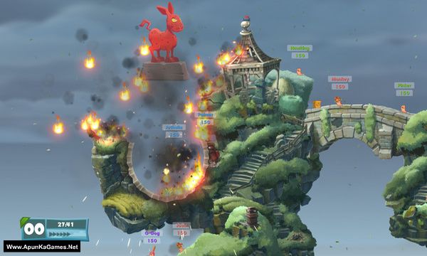 Worms W.M.D Screenshot 1, Full Version, PC Game, Download Free