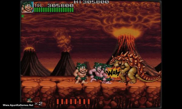 Retro Classix: Joe and Mac - Caveman Ninja Screenshot 2, Full Version, PC Game, Download Free