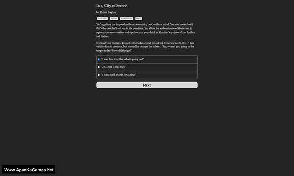 Lux, City of Secrets Screenshot 1, Full Version, PC Game, Download Free