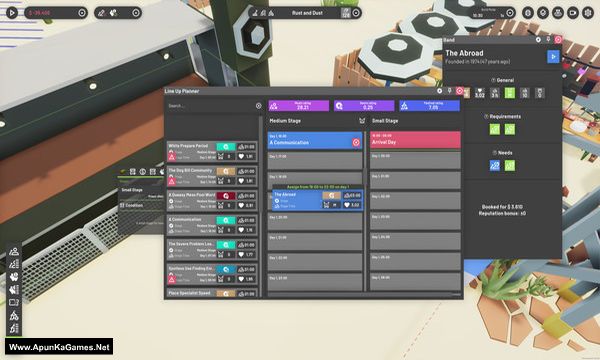 Festival Tycoon Screenshot 3, Full Version, PC Game, Download Free