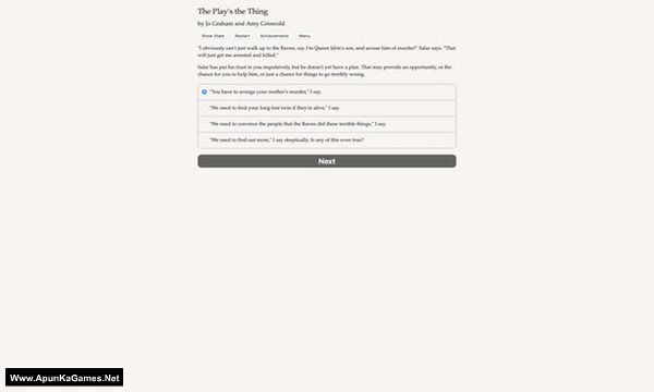 The Play's the Thing Screenshot 1, Full Version, PC Game, Download Free