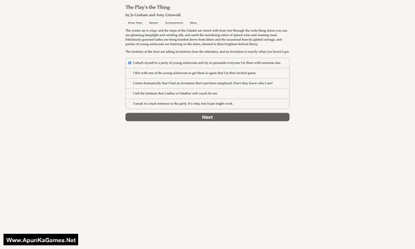 The Play's the Thing Screenshot 3, Full Version, PC Game, Download Free