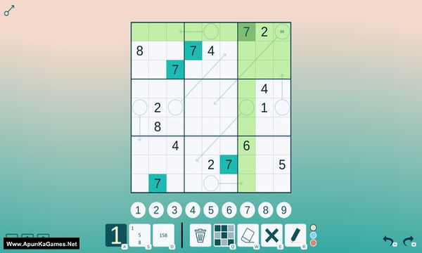 Arrow Sudoku Screenshot 1, Full Version, PC Game, Download Free