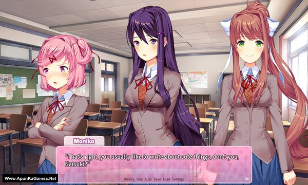 Doki Doki Literature Club! Screenshot 1, Full Version, PC Game, Download Free